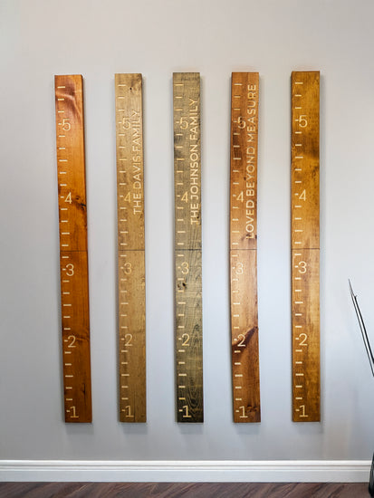 Customized Family Name Growth Chart Ruler by iirntree - 11