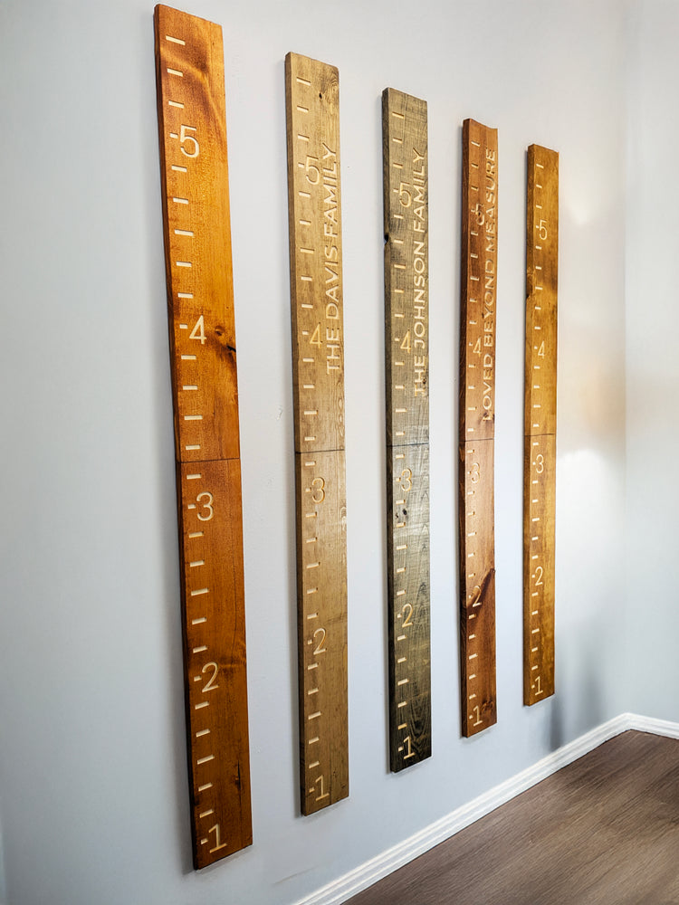 Customized Family Name Growth Chart Ruler by iirntree - 31