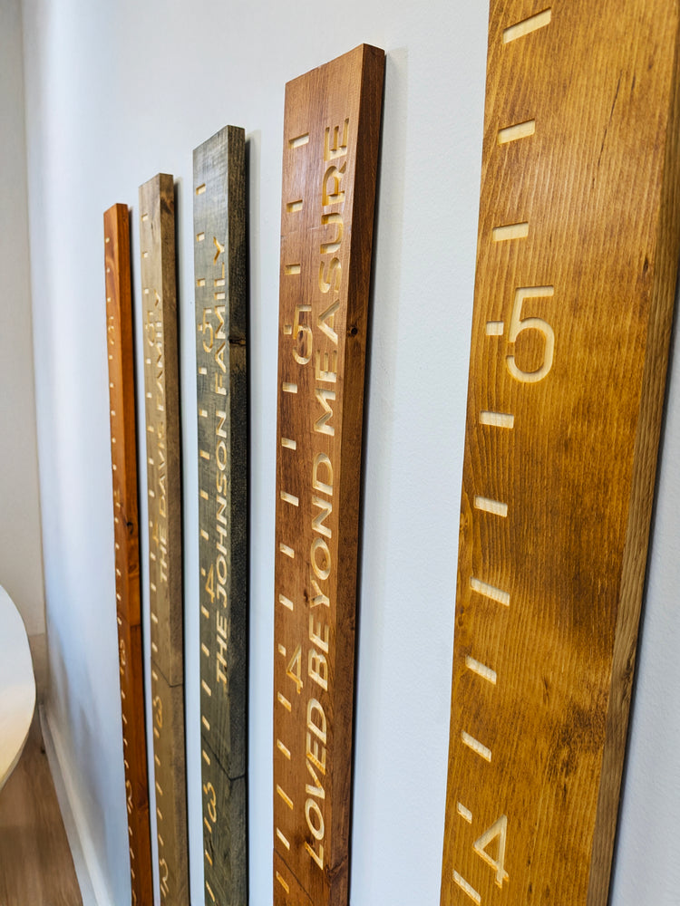 Customized Family Name Growth Chart Ruler by iirntree - 32