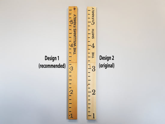 Customized Family Name Growth Chart Ruler by iirntree - 5