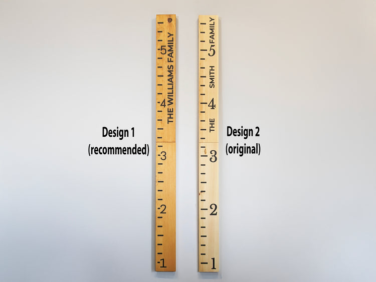 Customized Family Name Growth Chart Ruler by iirntree - 5