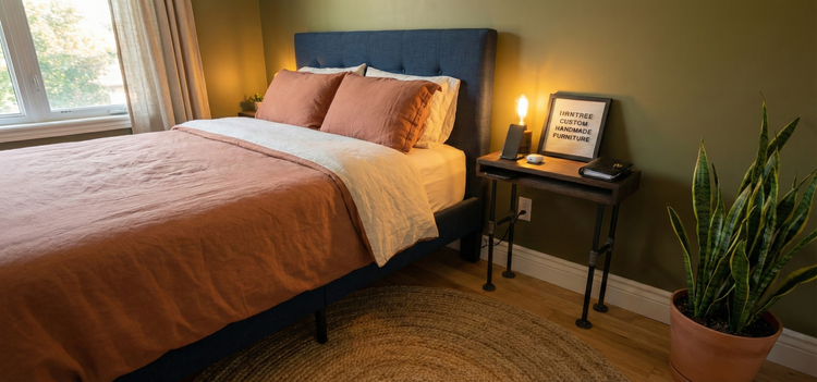 Customized Rustic Pipe End Table by iirntree - 5