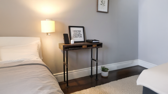 Customized Rustic Pipe End Table by iirntree - 6