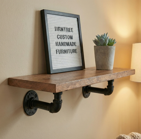 Customized Simple Pipe Wall Shelf by iirntree - 7