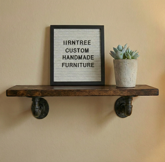 Customized Simple Pipe Wall Shelf by iirntree - 6