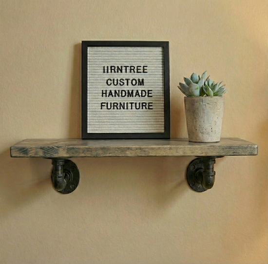 Customized Simple Pipe Wall Shelf by iirntree - 4