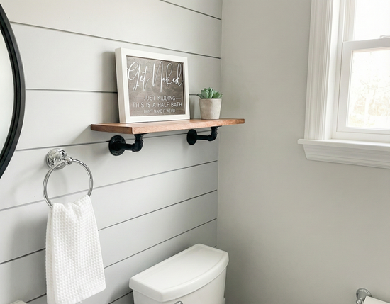 Customized Simple Pipe Wall Shelf by iirntree - 13