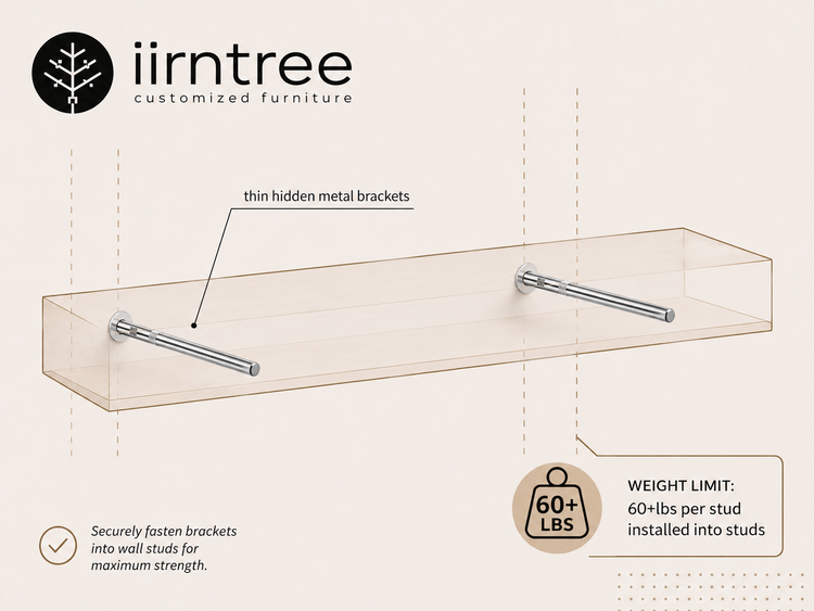 Customized Extra Support Brackets - iirntree Shelves & Mantels Only by iirntree - 5
