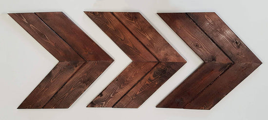 Large Wooden Arrow Chevron (SET OF 3) | Wood Arrows | Wall Art | Arrow Decor | Wood Arrow Sign | Chevron Wood Arrows | Rustic Arrow - iirntree