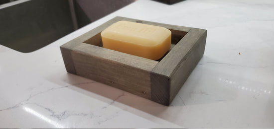 Wooden Soap Dish Holder | Biodegradable Soap Tray | Natural Tray | Biodegradable Soap Tray | Plastic-free Soap Lift | Soap Holder | Handmade - iirntree